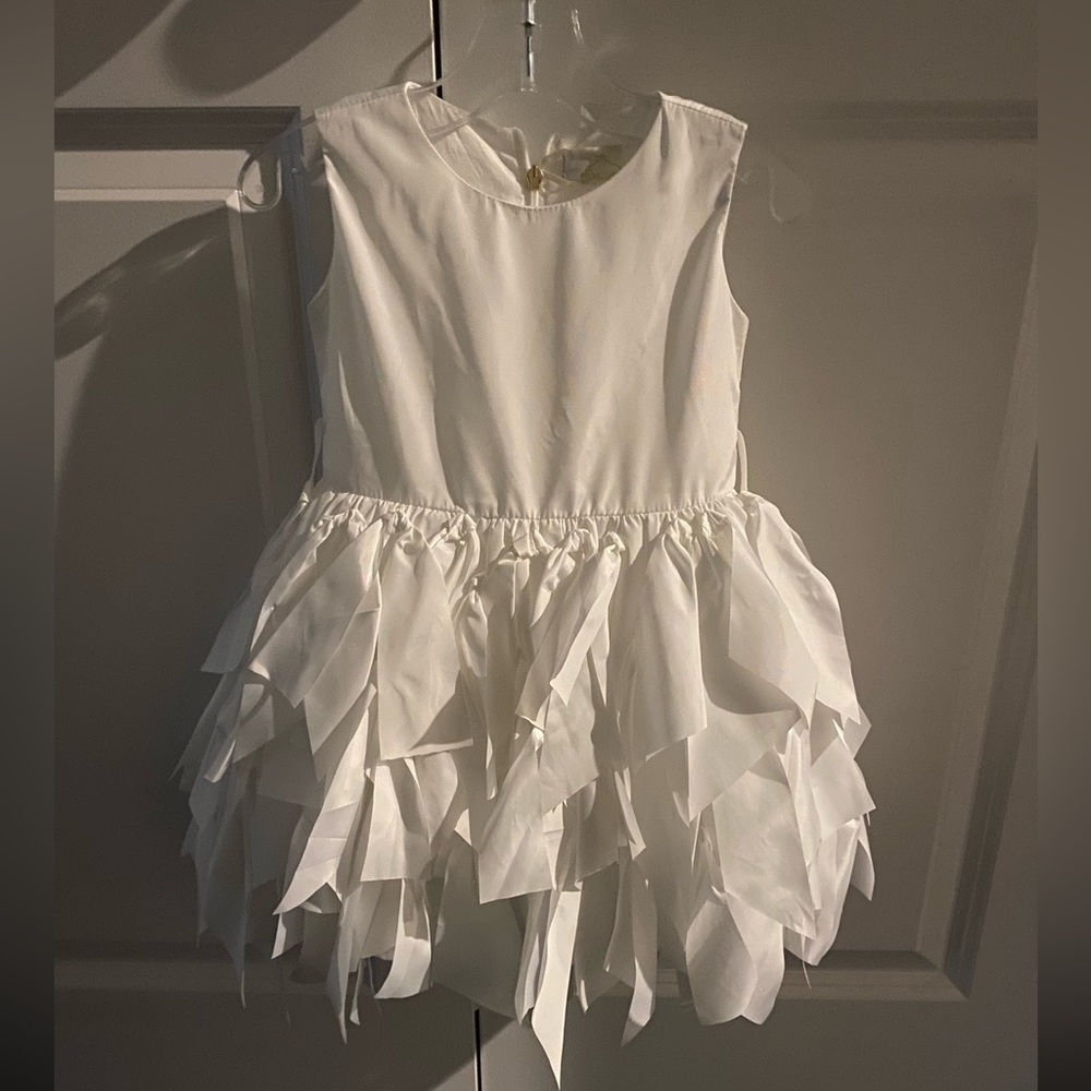 NEW Couture $100 Girl Silk Lyla wedding Special Occasion Dress 2 White